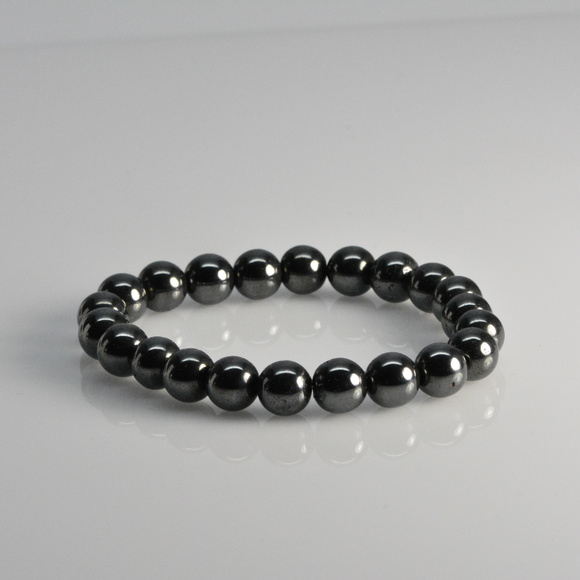 Hematite Bracelet - Stretch bracelet gemstones - Picture 1 of 4